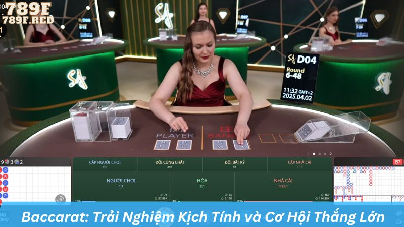 Baccarat: Trải nghiệm kịch tính và cơ hội thắng lớn