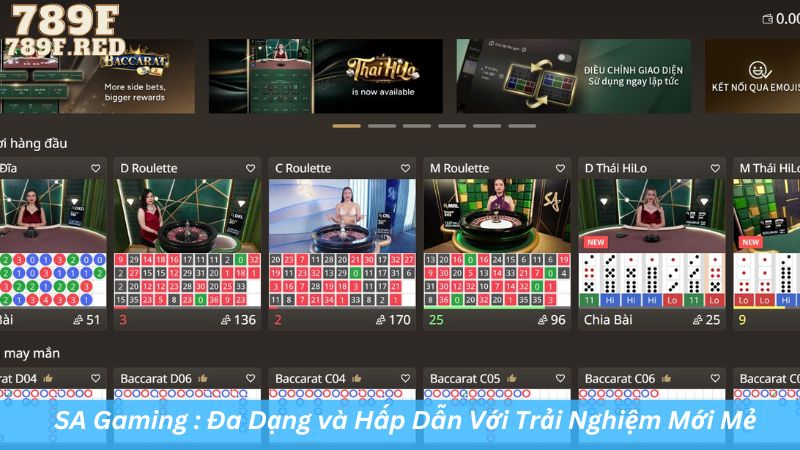Sân chơi đa dạng và hấp dẫn với trải nghiệm mới mẻ
