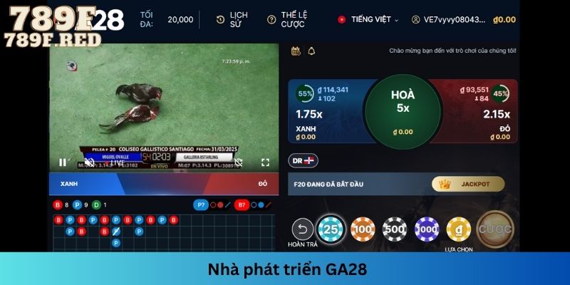 Sảnh chọi gà GA28 đang được nhiều anh em đặc biệt yêu thích