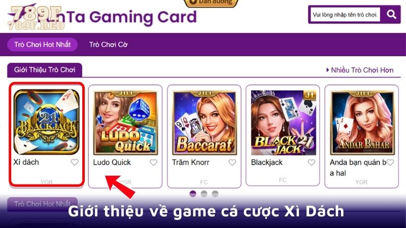 Giới thiệu về game cá cược Xì Dách
