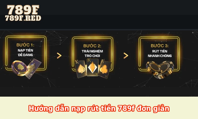 Hướng dẫn nạp rút tiền 789f đơn giản chỉ 3 bước