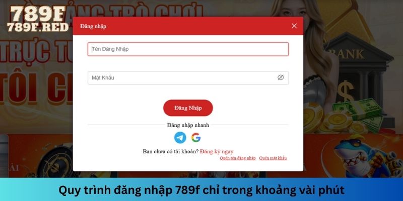 Toàn bộ quá trình đăng nhập tài khoản đơn giản và vô cùng dễ dàng