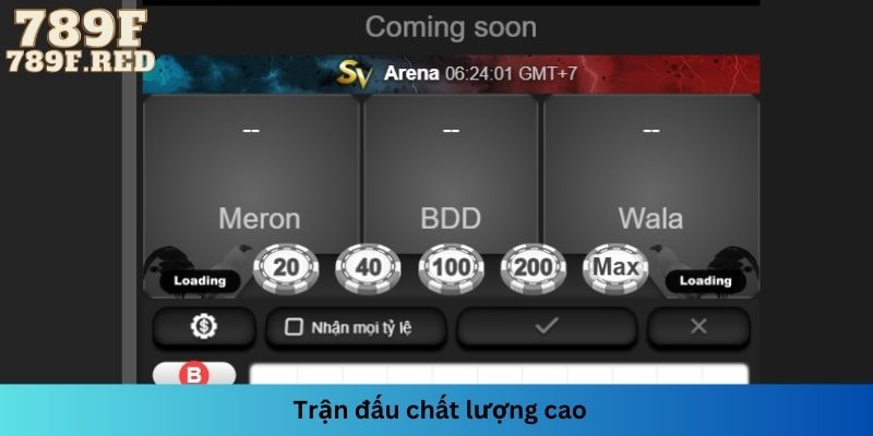 Các trận đấu đá gà chất lượng cao, âm thanh sắc sảo, ấn tượng