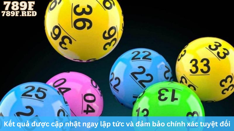 Kết quả được cập nhật ngay lập tức và đảm bảo chính xác tuyệt đối